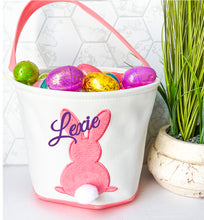 Load image into Gallery viewer, Pink Bunny Easter Basket