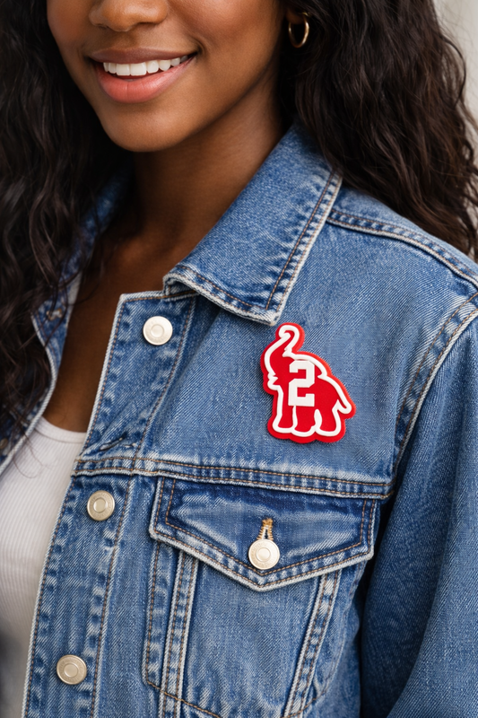 Elephant Number Pins