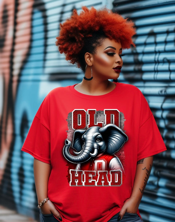 OLD HEAD Elephant Tee - Short Sleeve