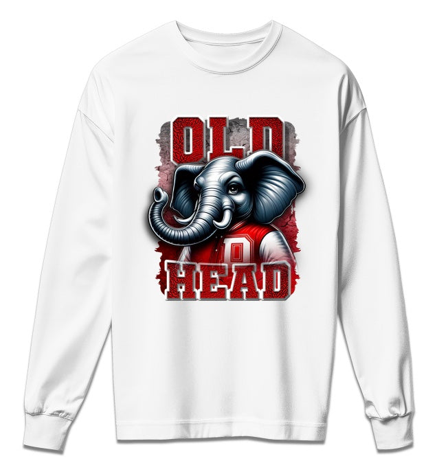 OLD HEAD Elephant Tee - Long Sleeve