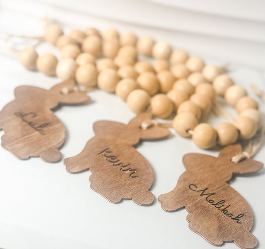 Bunny Easter Basket Tag