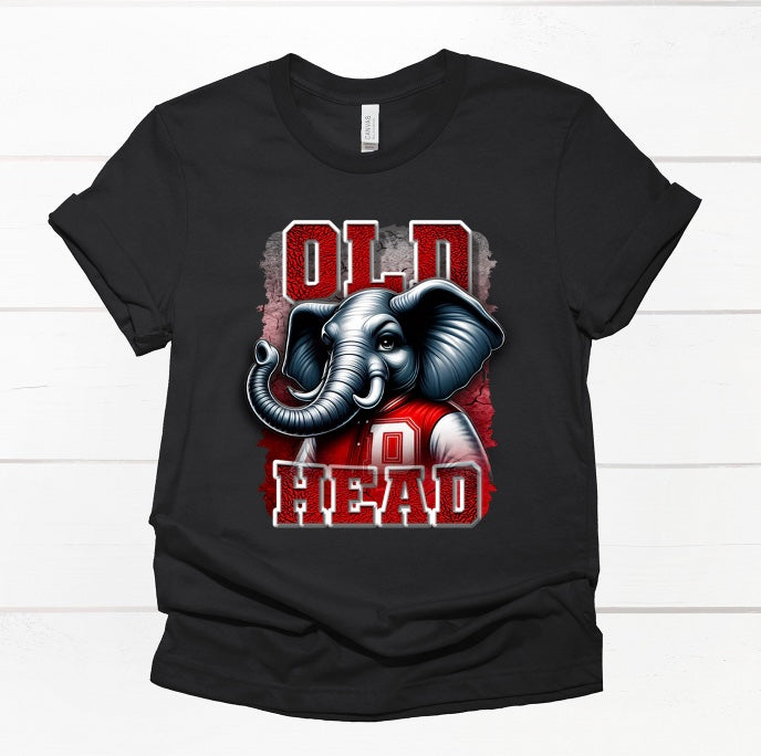 OLD HEAD Elephant Tee - Short Sleeve