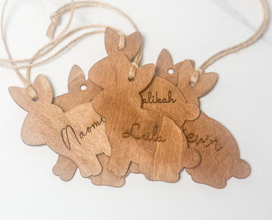 Bunny Easter Basket Tag