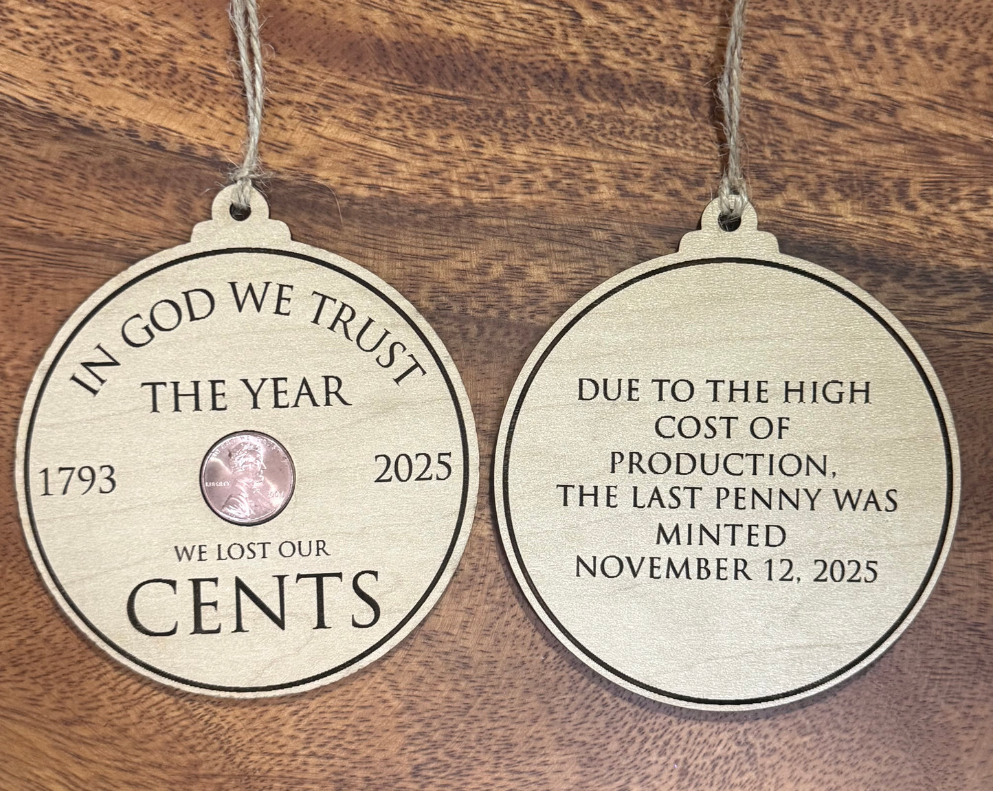 Penny Ornament