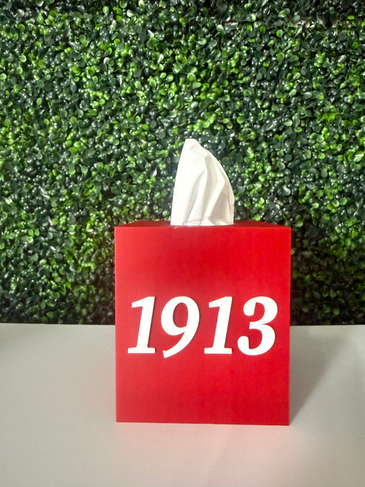 Delta Sigma Theta Tissue Box Cover