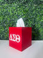 Delta Sigma Theta Tissue Box Cover