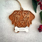 Wooden Dog Ornament