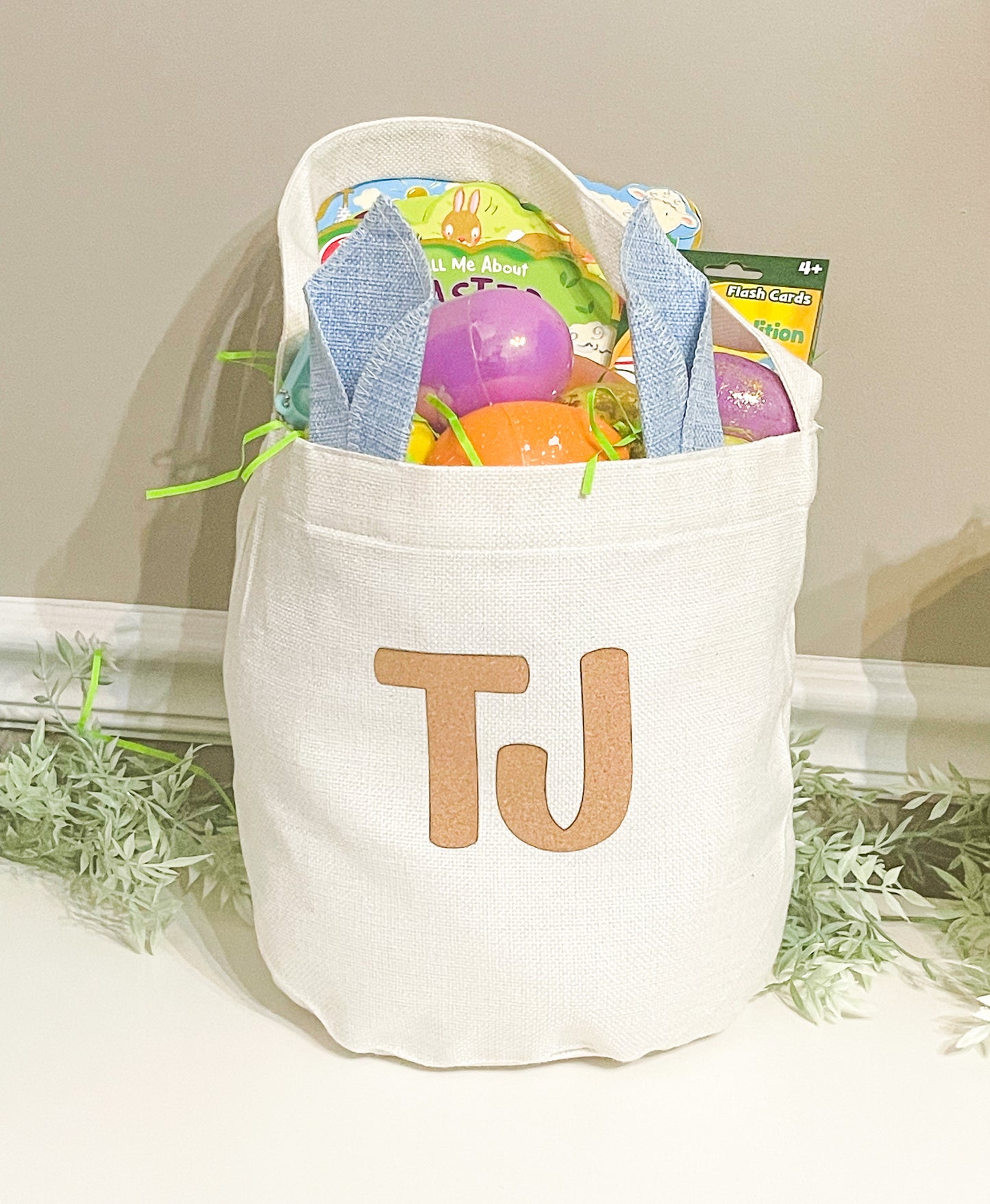 Personalized Easter Bag with Bunny Ears