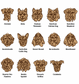 Wooden Dog Ornament
