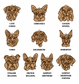 Wooden Dog Ornament