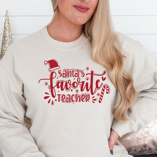 Santa's Favorite Teacher T-Shirt