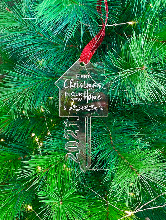 First Christmas In Our New Home Ornament