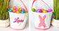 Pink Bunny Easter Basket
