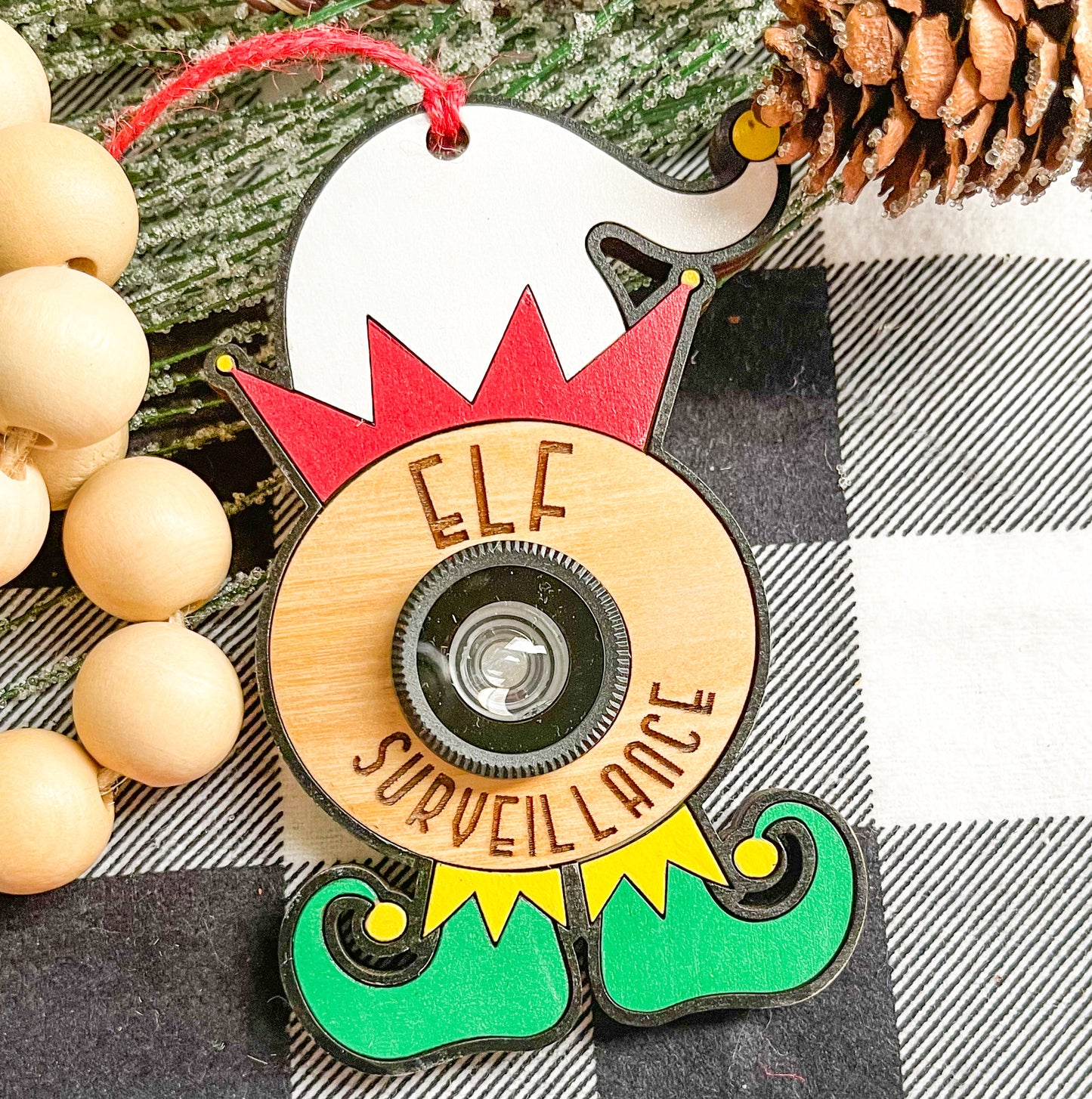 Elf Surveillance Ornament