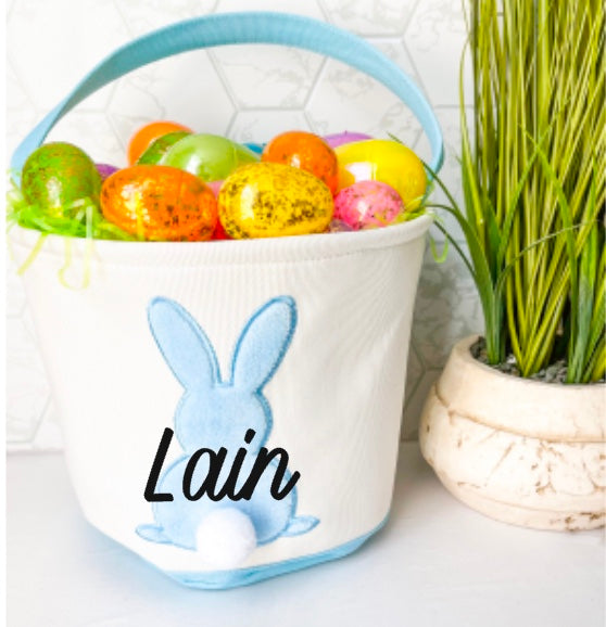 Blue Bunny Easter Basket