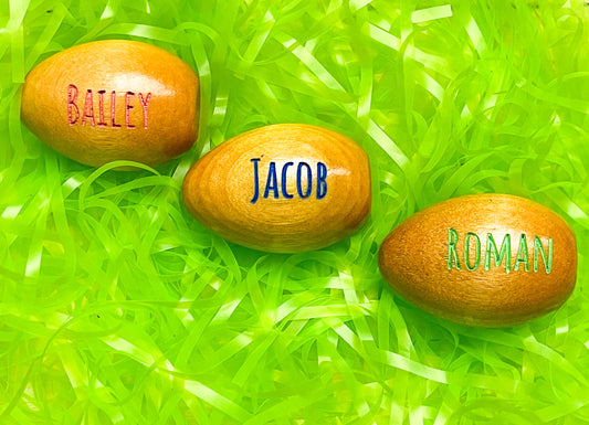 Wooden Easter Eggs