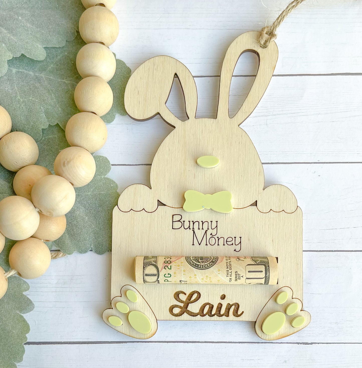 Easter Bunny Money Holder